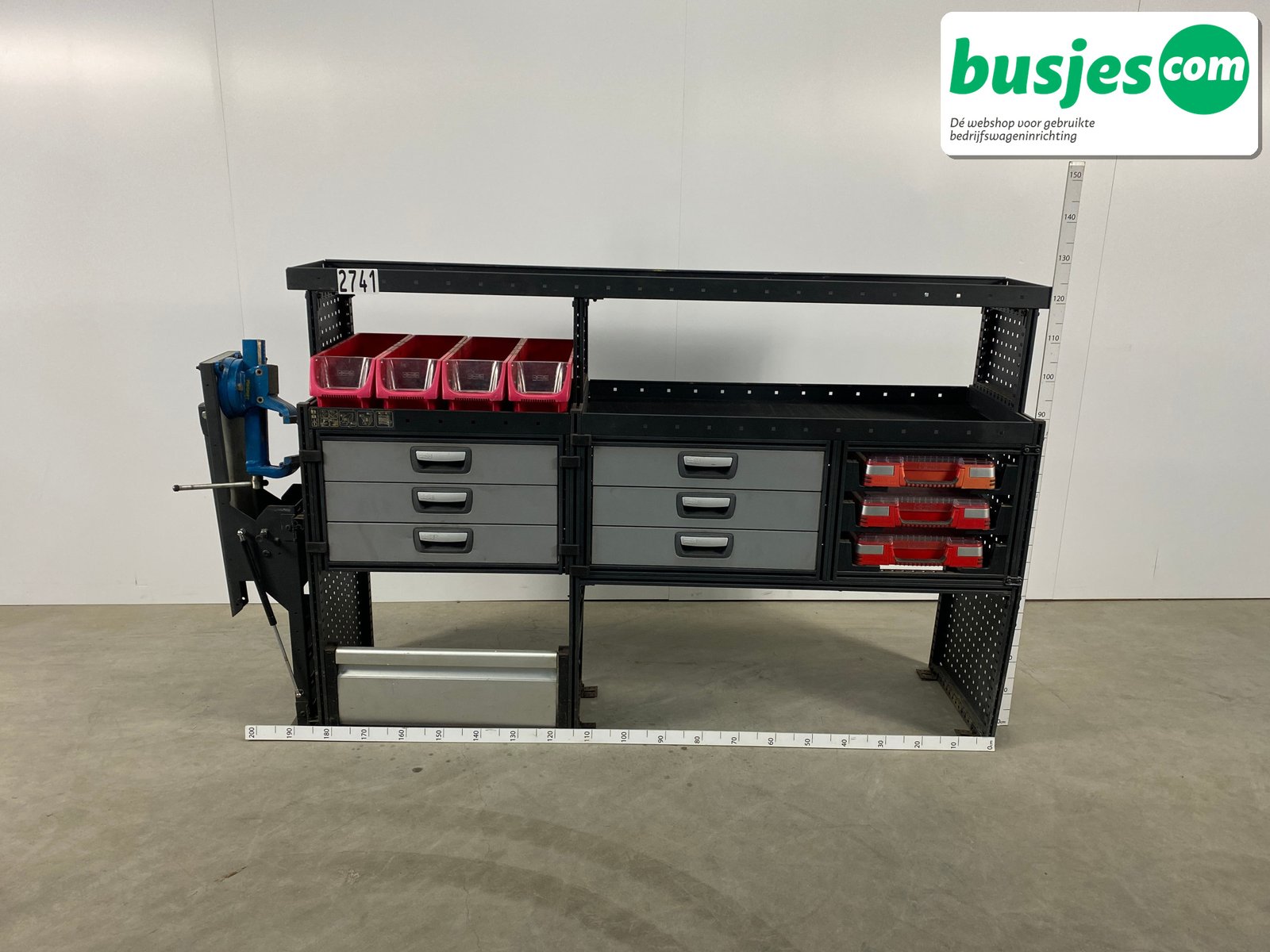 Modul bedrijfswagen inrichting 2160x490x1245mm (2741) - Afbeelding 2