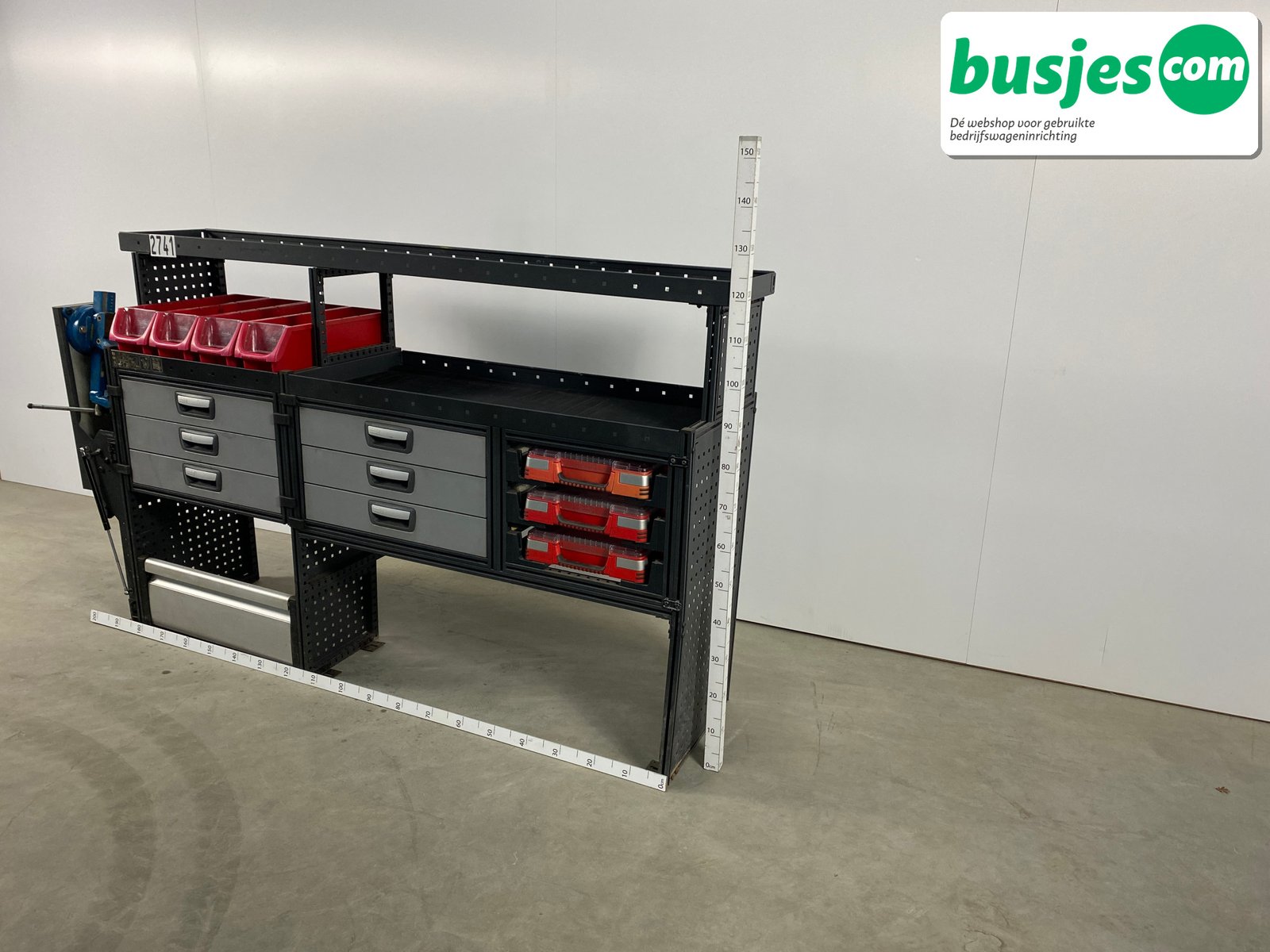 Modul bedrijfswagen inrichting 2160x490x1245mm (2741) - Afbeelding 3