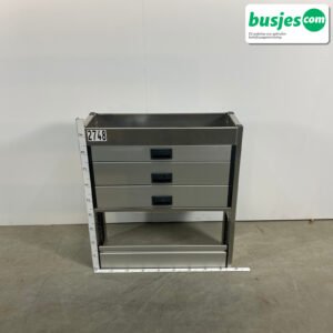 Aluca bedrijfswageninrichting 890x320x950mm (2748)