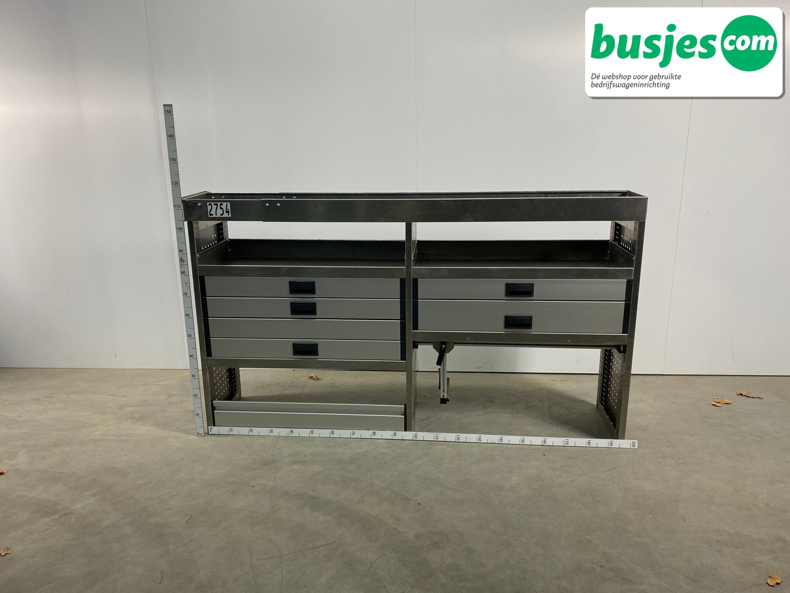 Aluca bedrijfswageninrichting 2020x420x1150mm (2754) - Afbeelding 2