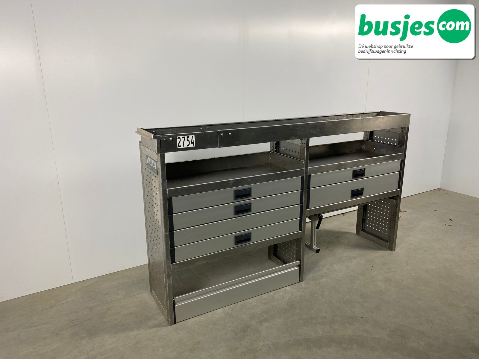 Aluca bedrijfswageninrichting 2020x420x1150mm (2754) - Afbeelding 4