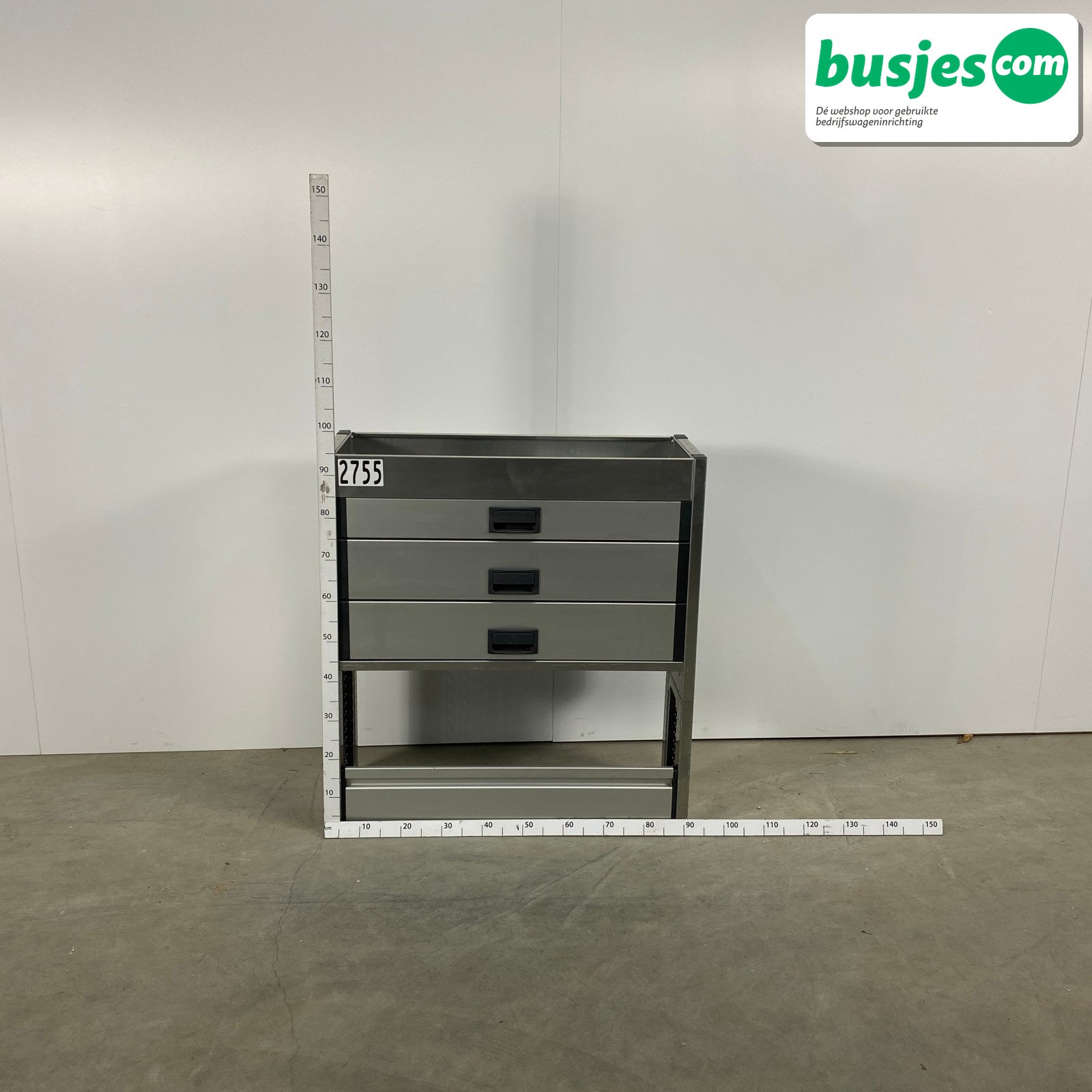 Aluca bedrijfswageninrichting 890x320x950mm (2755)