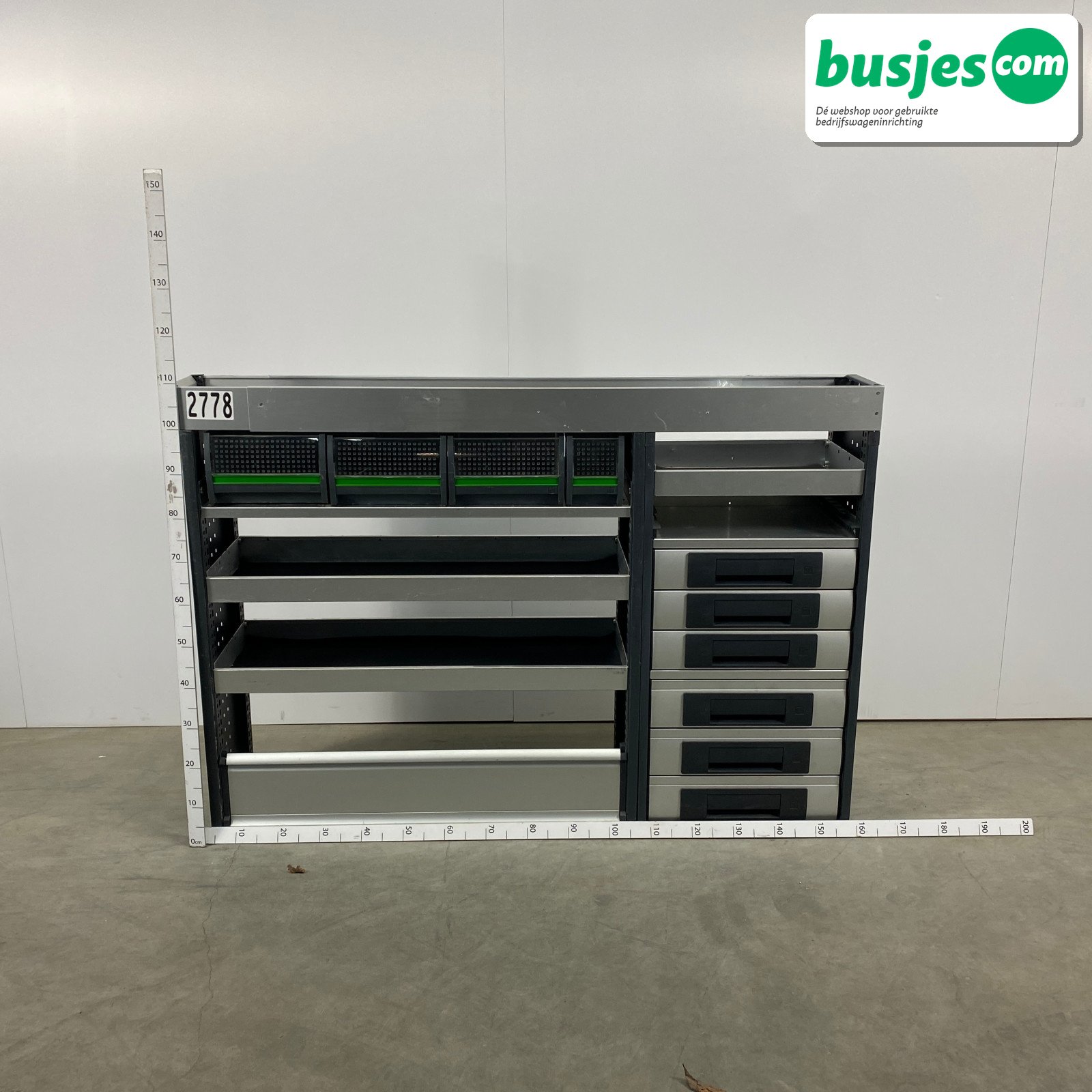 Bott bedrijfswagen inrichting 1550x330x1100mm (2778)