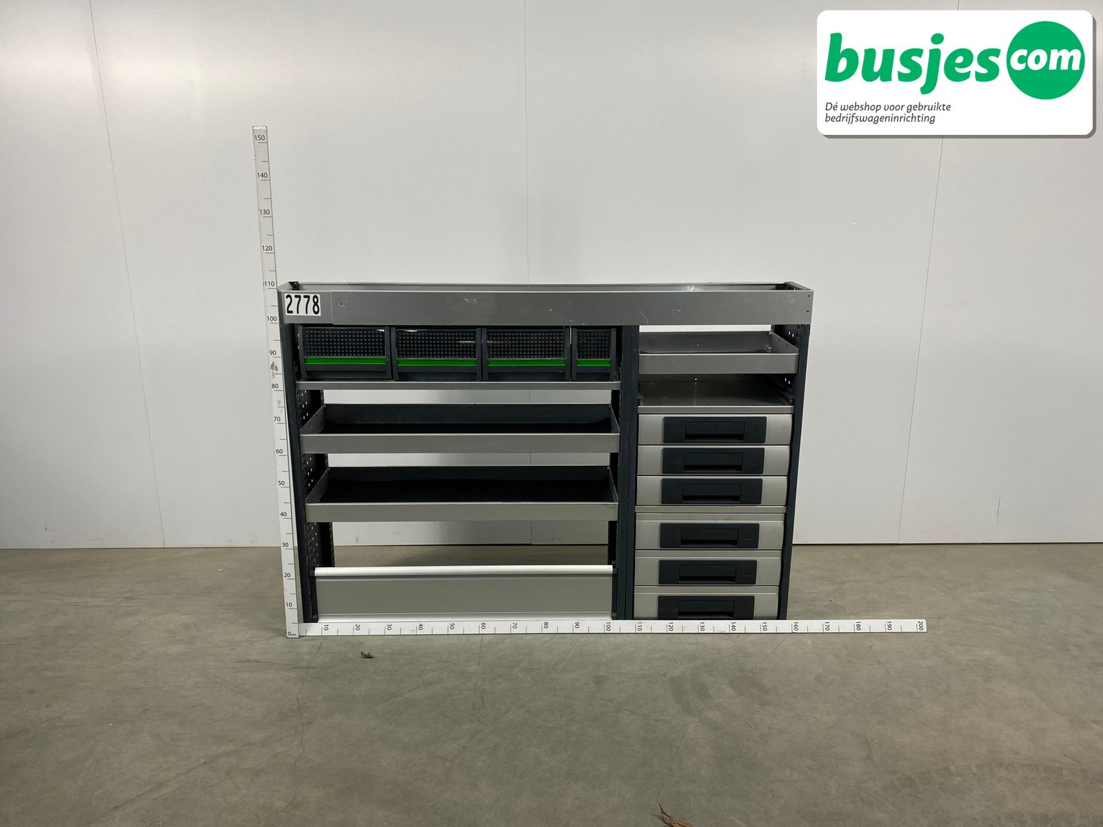 Bott bedrijfswagen inrichting 1550x330x1100mm (2778) - Afbeelding 2