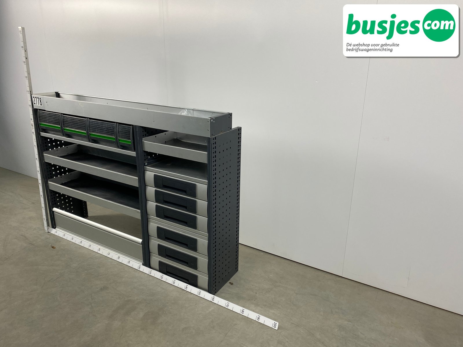 Bott bedrijfswagen inrichting 1550x330x1100mm (2778) - Afbeelding 3