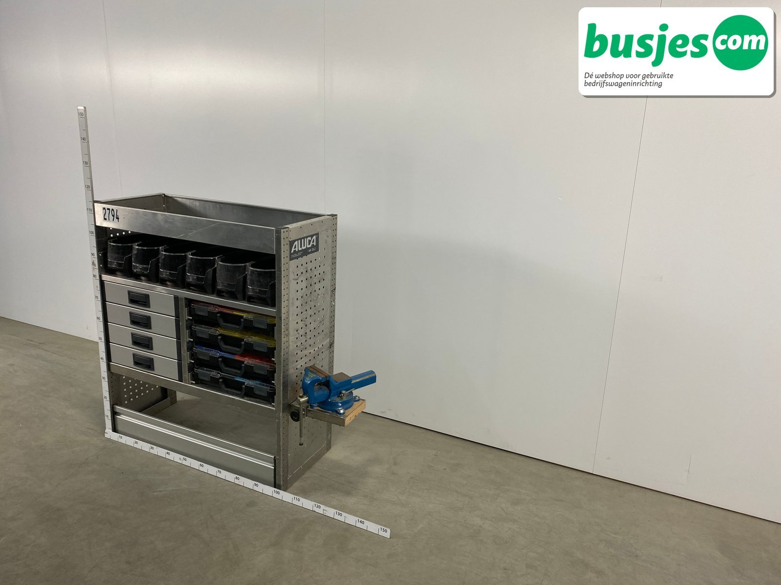 Aluca bedrijfswageninrichting 1010x420x1115mm (2794) - Afbeelding 3