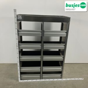 Aluca bedrijfswageninrichting 1010x520x1450mm (2802)