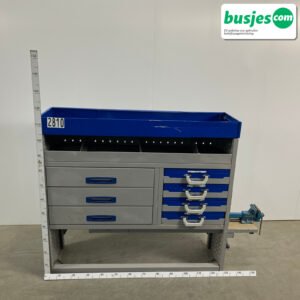 Sortimo alu bedrijfswagen inrichting 1275x360x1160mm (2810)