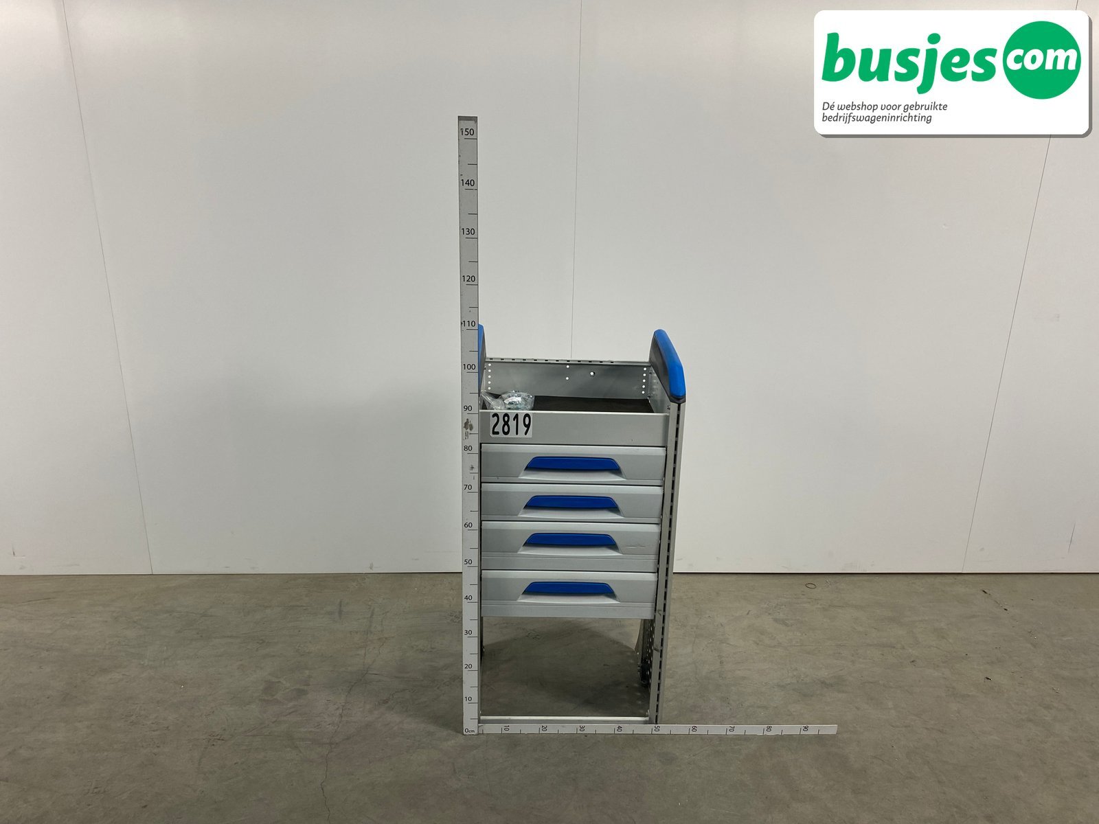 Sortimo alu bedrijfswagen inrichting 525x380x1040mm (2819) - Afbeelding 2