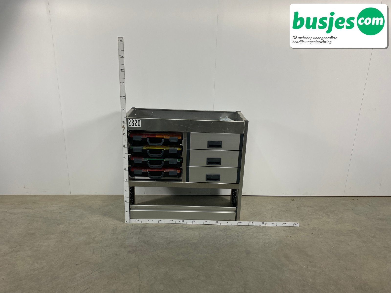 Aluca bedrijfswageninrichting 1010x420x950mm (2820)