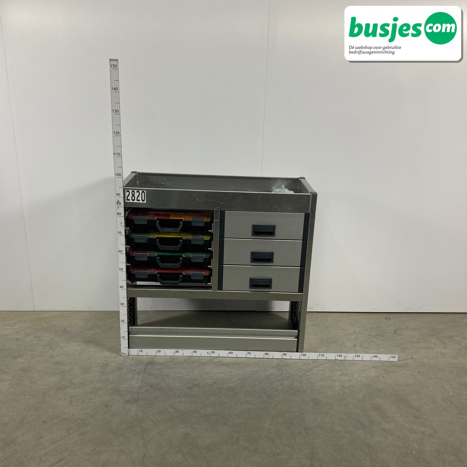 Aluca bedrijfswageninrichting 1010x420x950mm (2820) - Afbeelding 2