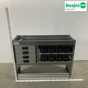 Aluca bedrijfswageninrichting 1255x415x950mm (2828)