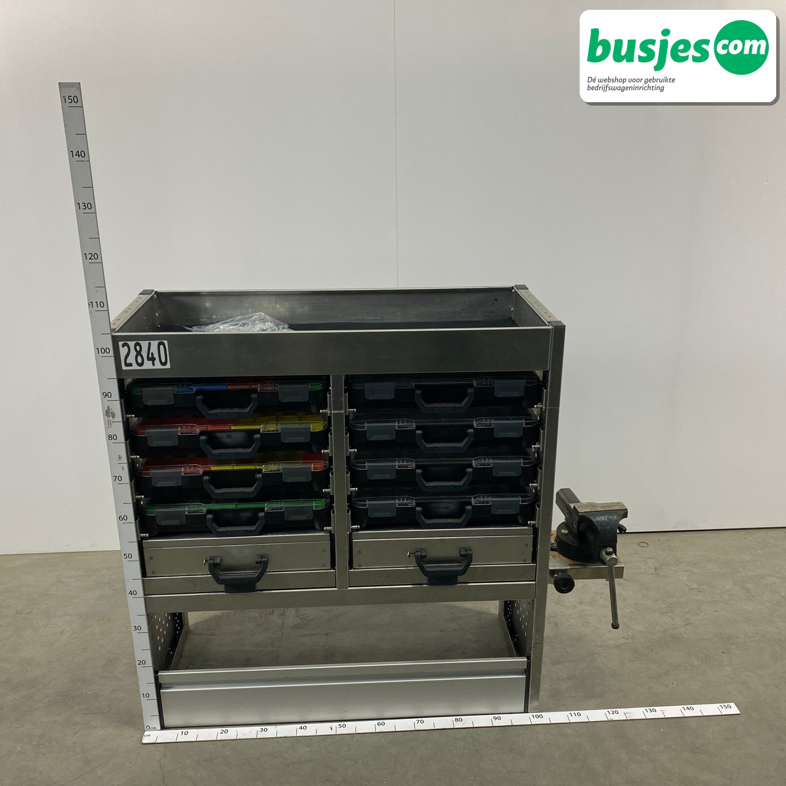 Aluca bedrijfswageninrichting 1010x420x1050mm (2840)