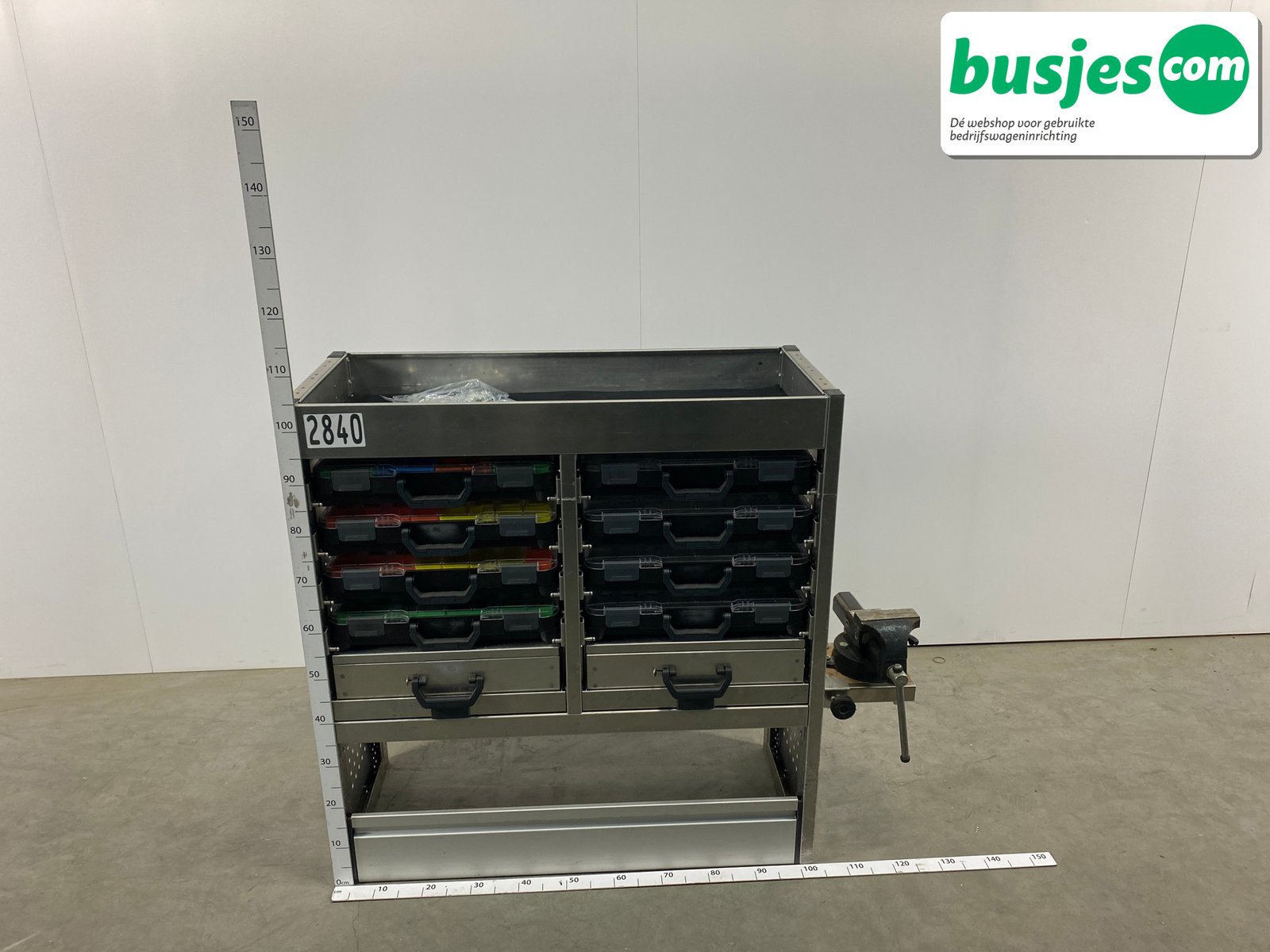 Aluca bedrijfswageninrichting 1010x420x1050mm (2840) - Afbeelding 2