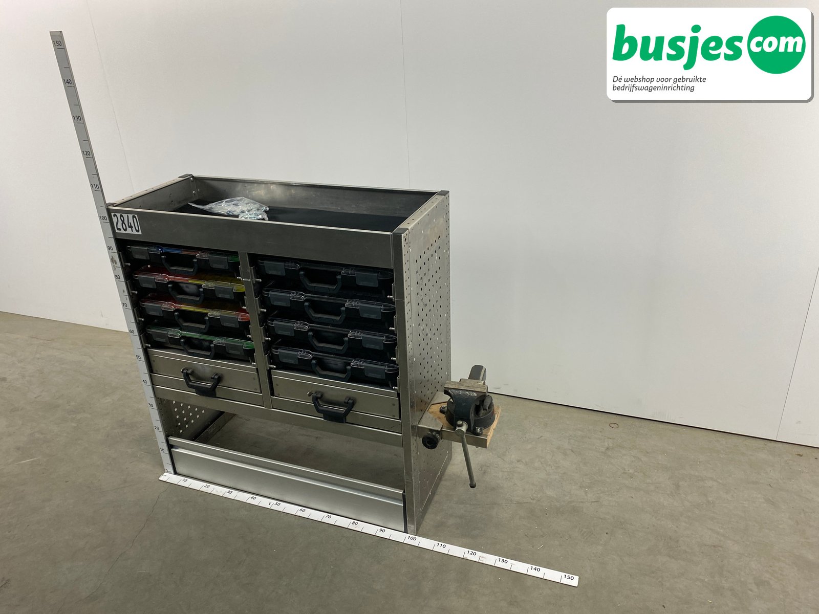 Aluca bedrijfswageninrichting 1010x420x1050mm (2840) - Afbeelding 3