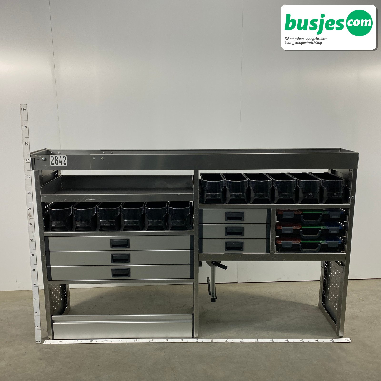 Aluca bedrijfswageninrichting 1990x425x1255mm (2842)