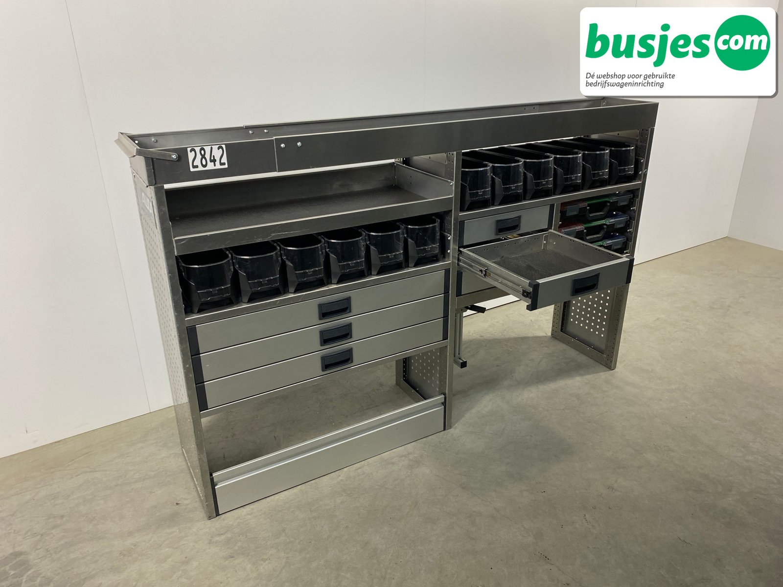 Aluca bedrijfswageninrichting 1990x425x1255mm (2842) - Afbeelding 10