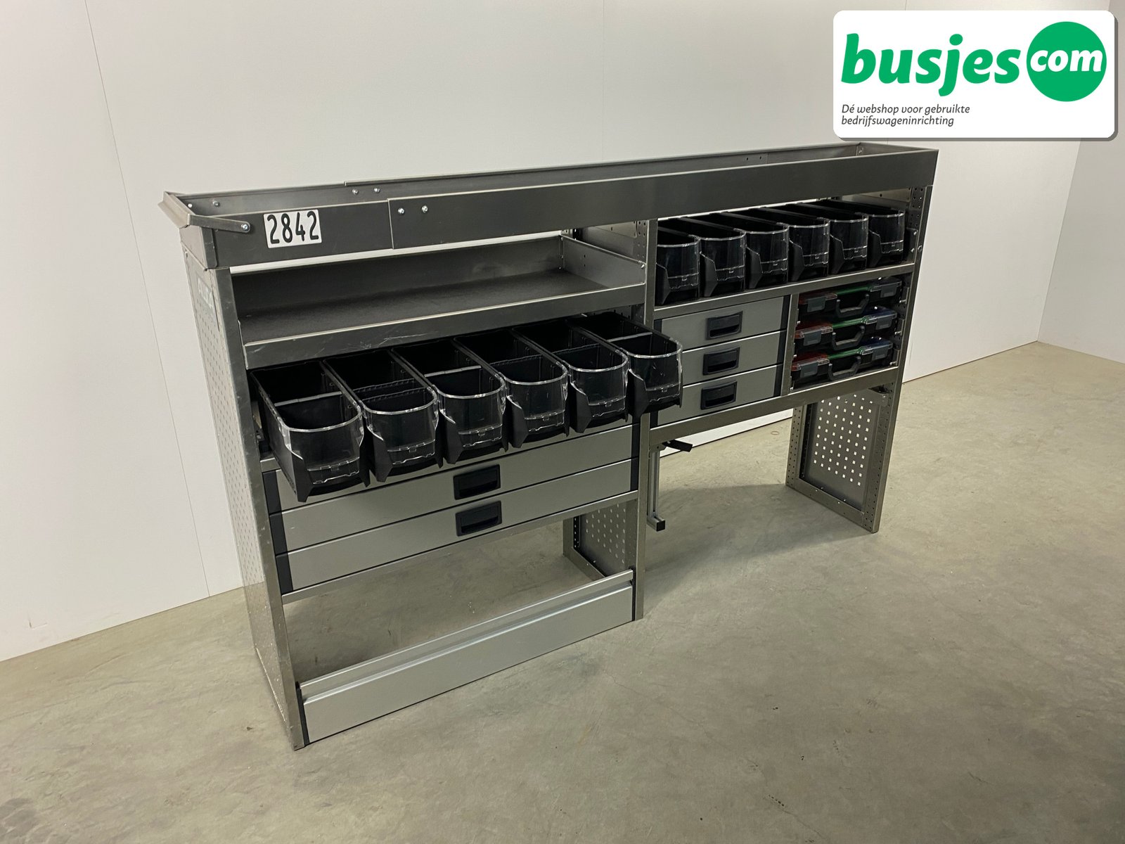 Aluca bedrijfswageninrichting 1990x425x1255mm (2842) - Afbeelding 12