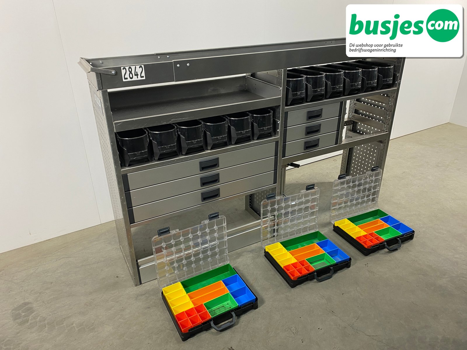 Aluca bedrijfswageninrichting 1990x425x1255mm (2842) - Afbeelding 14