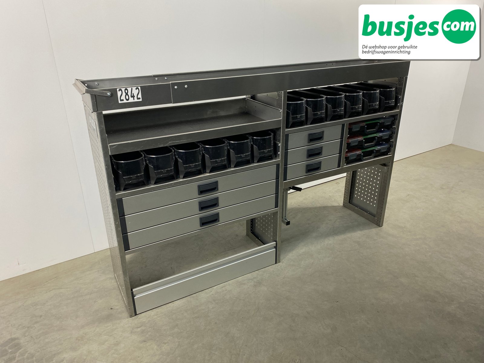 Aluca bedrijfswageninrichting 1990x425x1255mm (2842) - Afbeelding 4