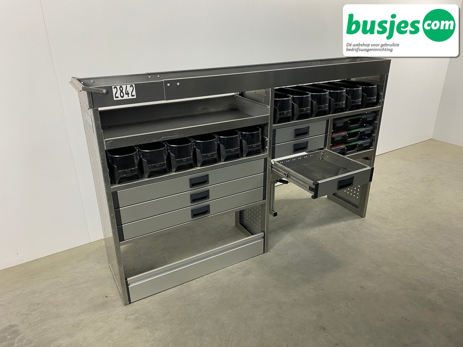 Aluca bedrijfswageninrichting 1990x425x1255mm (2842) - Afbeelding 9