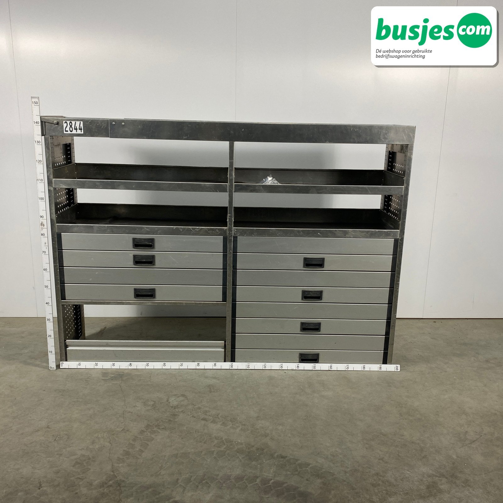 Aluca bedrijfswageninrichting 1990x420x1445mm (2844) - Afbeelding 2