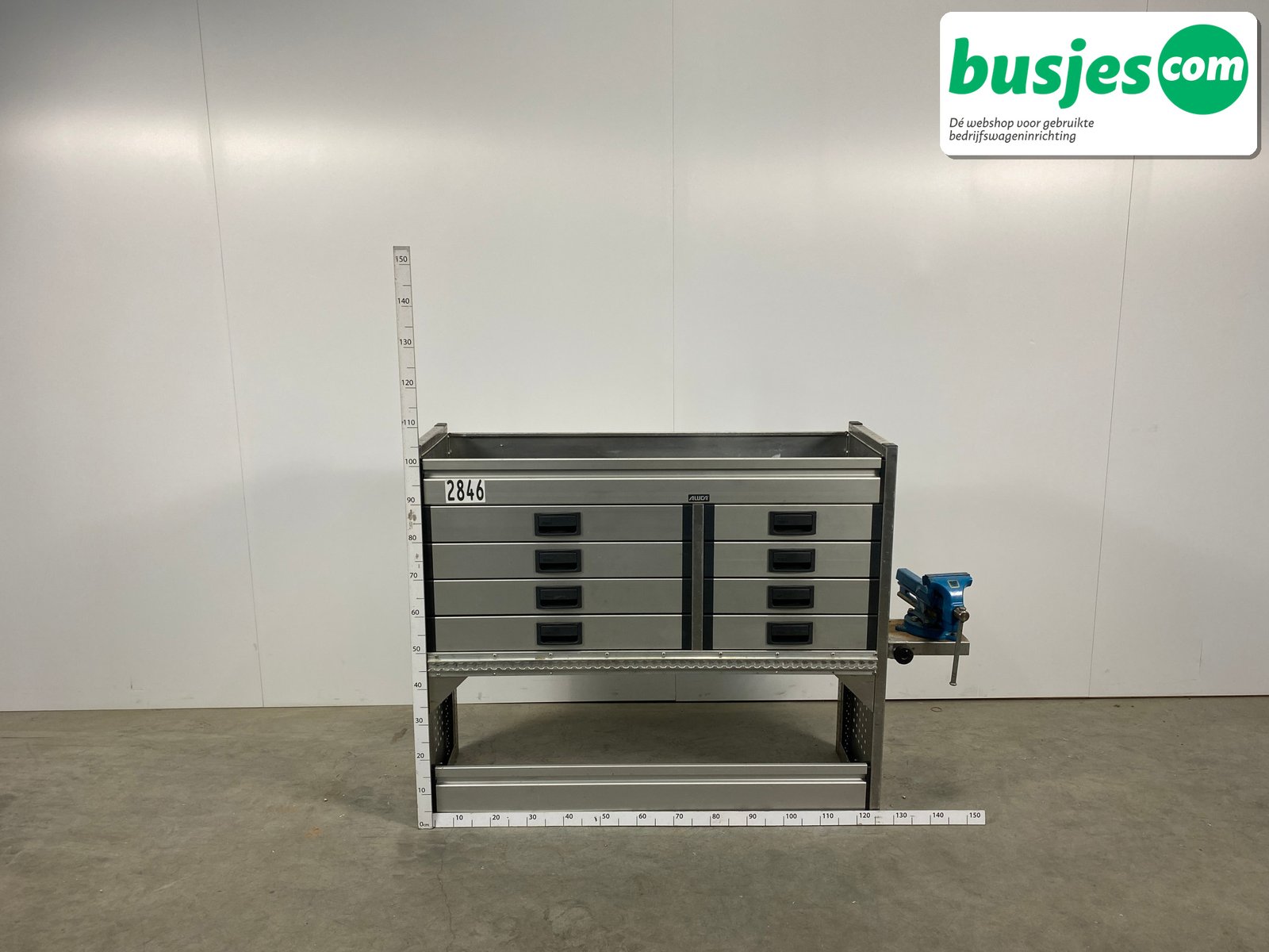 Aluca bedrijfswageninrichting 1255x420x105mm (2846)