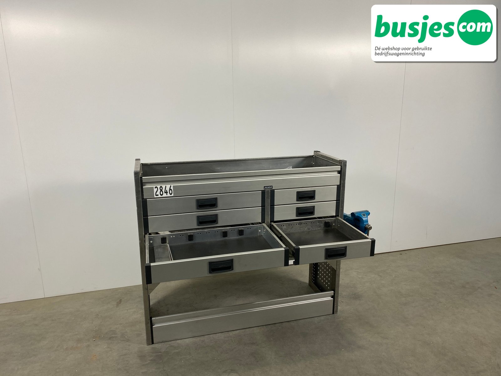 Aluca bedrijfswageninrichting 1255x420x105mm (2846) - Afbeelding 7