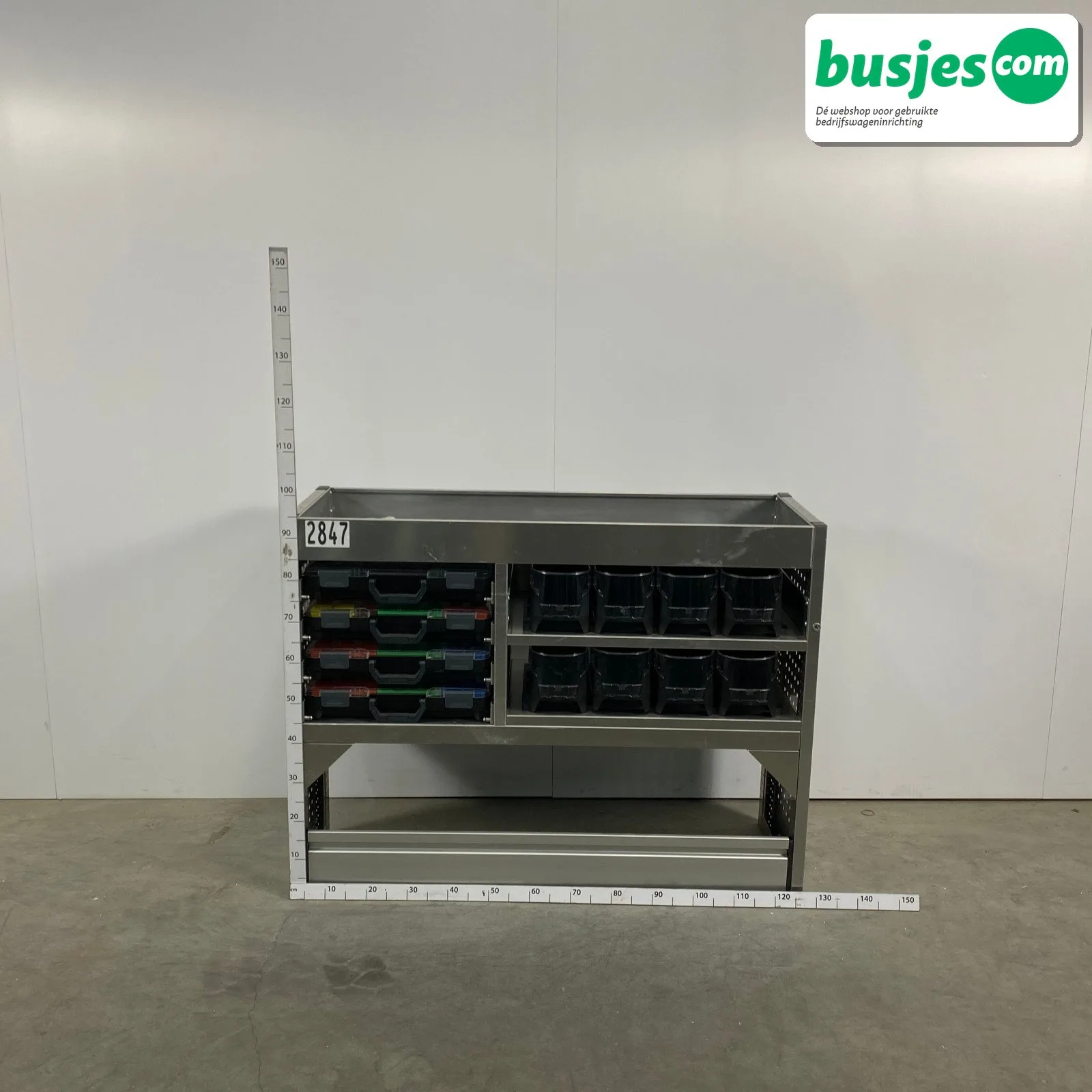 Aluca bedrijfswageninrichting 1255x420x955mm (2847)