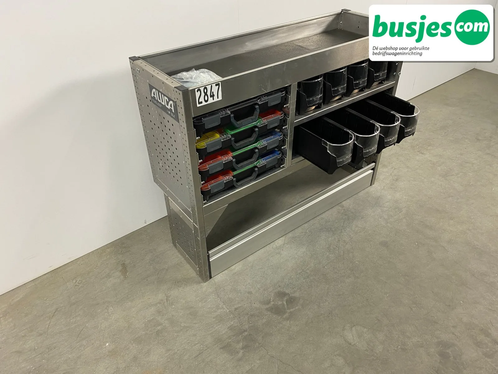 Aluca bedrijfswageninrichting 1255x420x955mm (2847) - Afbeelding 10