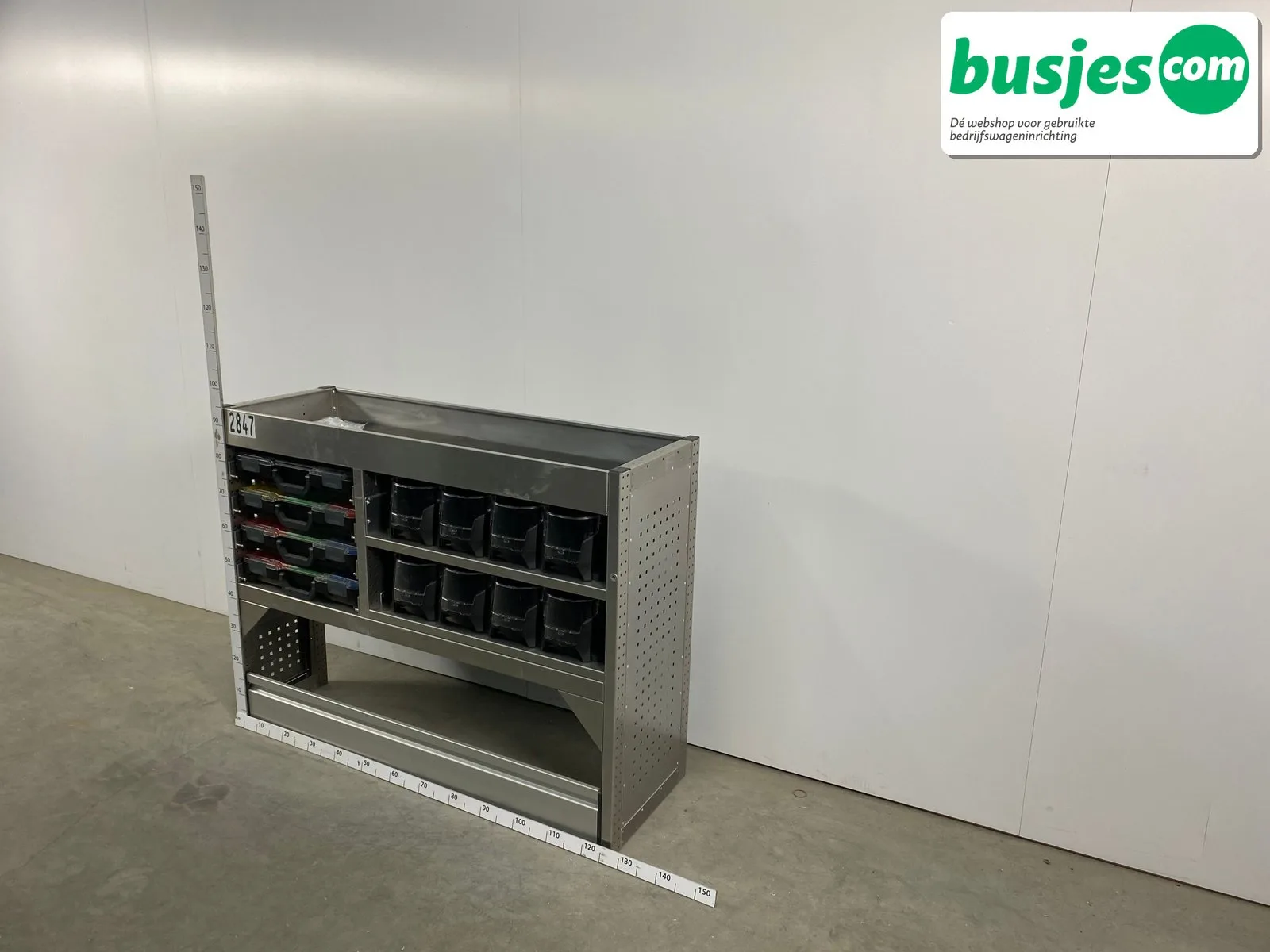 Aluca bedrijfswageninrichting 1255x420x955mm (2847) - Afbeelding 3