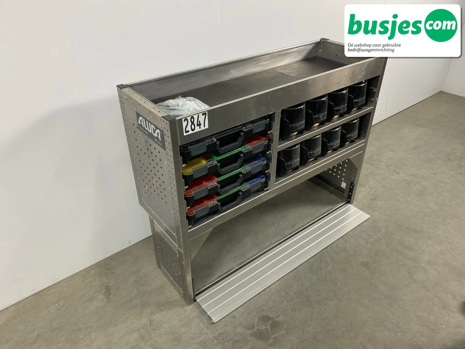 Aluca bedrijfswageninrichting 1255x420x955mm (2847) - Afbeelding 5