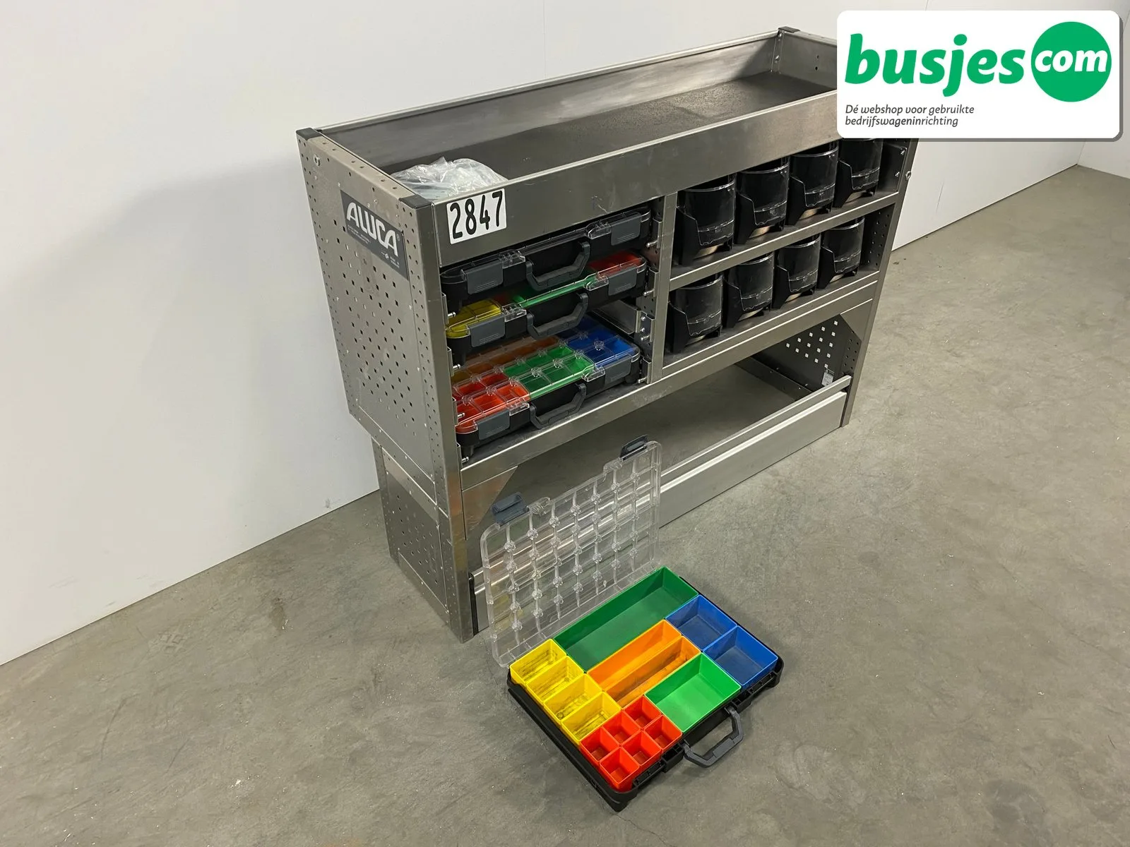 Aluca bedrijfswageninrichting 1255x420x955mm (2847) - Afbeelding 7