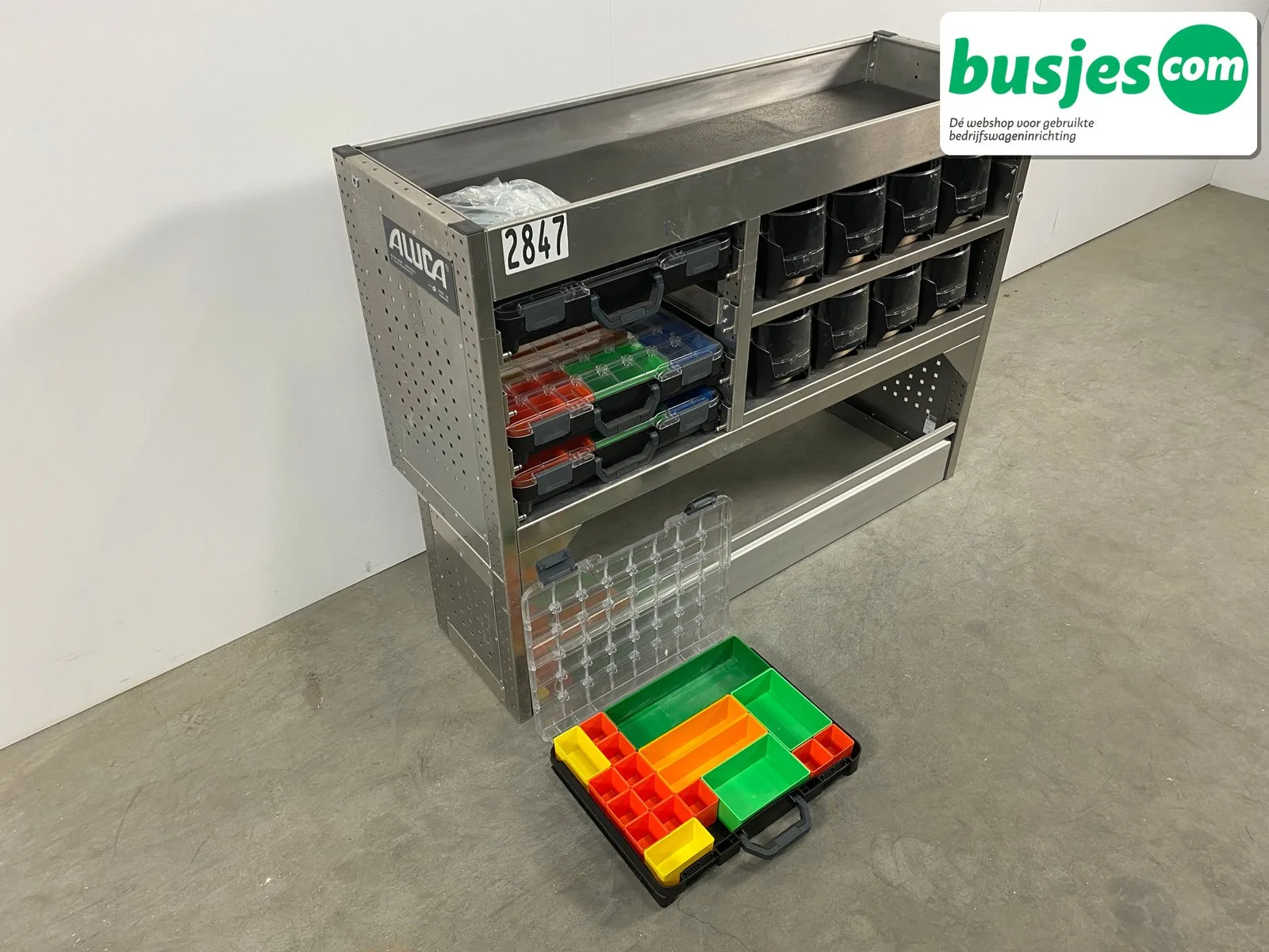 Aluca bedrijfswageninrichting 1255x420x955mm (2847) - Afbeelding 8