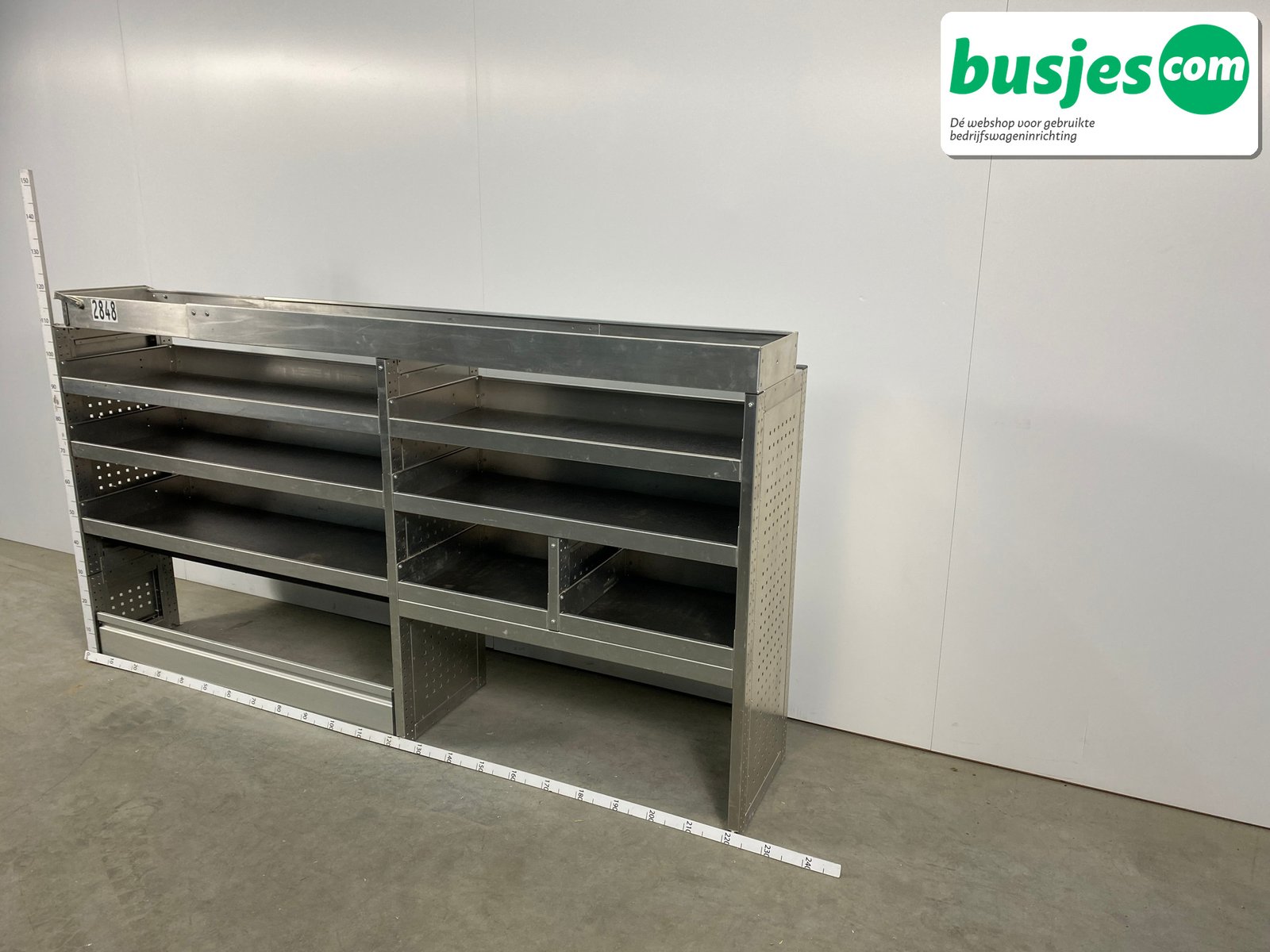 Aluca bedrijfswageninrichting 2235x420x1210mm (2848) - Afbeelding 3