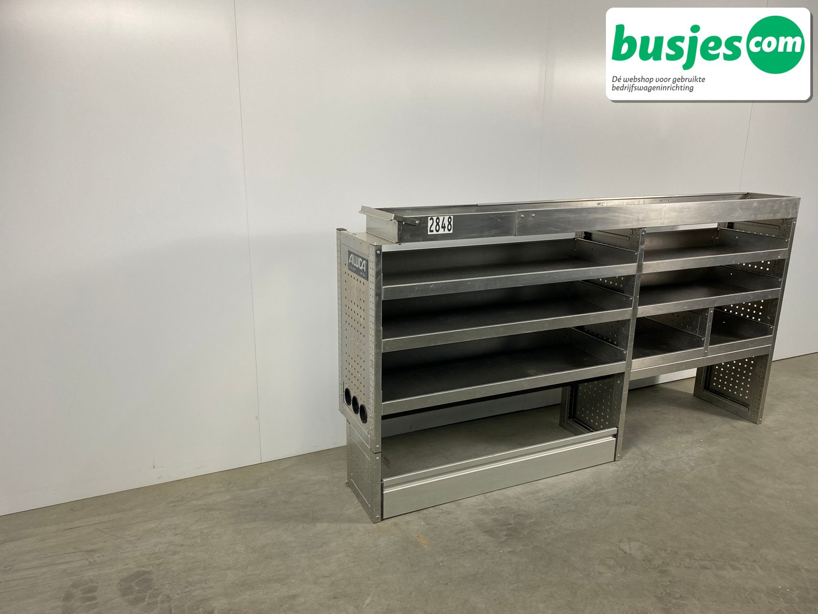 Aluca bedrijfswageninrichting 2235x420x1210mm (2848) - Afbeelding 4