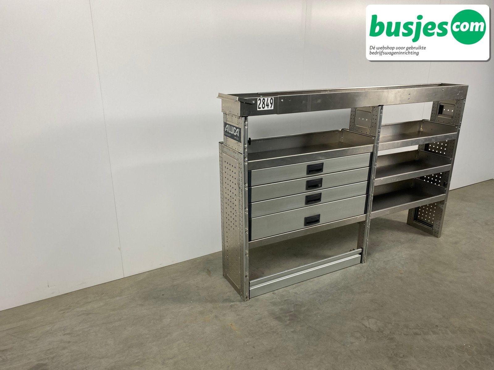 Aluca bedrijfswageninrichting 1865x320x1250mm (2849) - Afbeelding 4