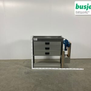 Aluca bedrijfswageninrichting 880x320x945mm (2851)