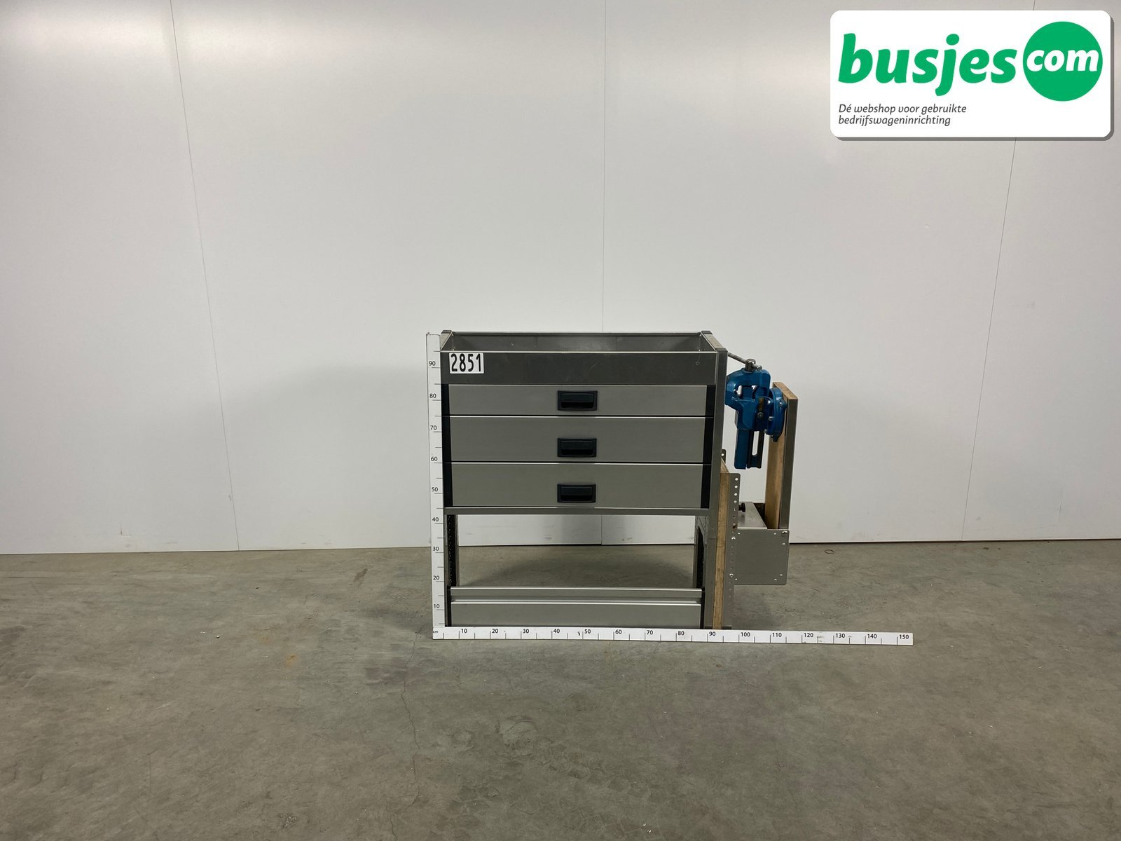 Aluca bedrijfswageninrichting 880x320x945mm (2851)