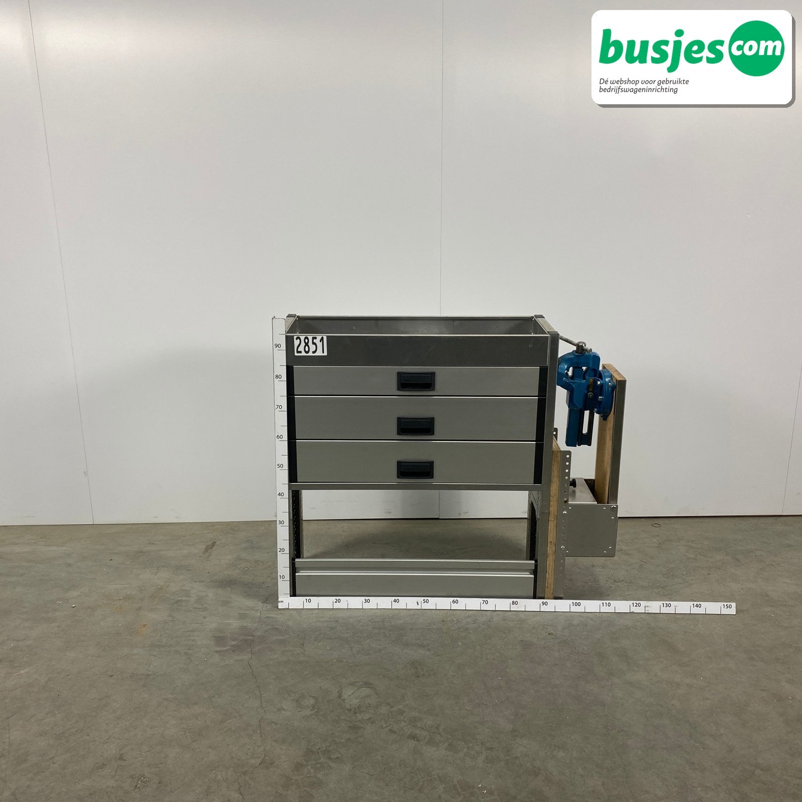 Aluca bedrijfswageninrichting 880x320x945mm (2851) - Afbeelding 2