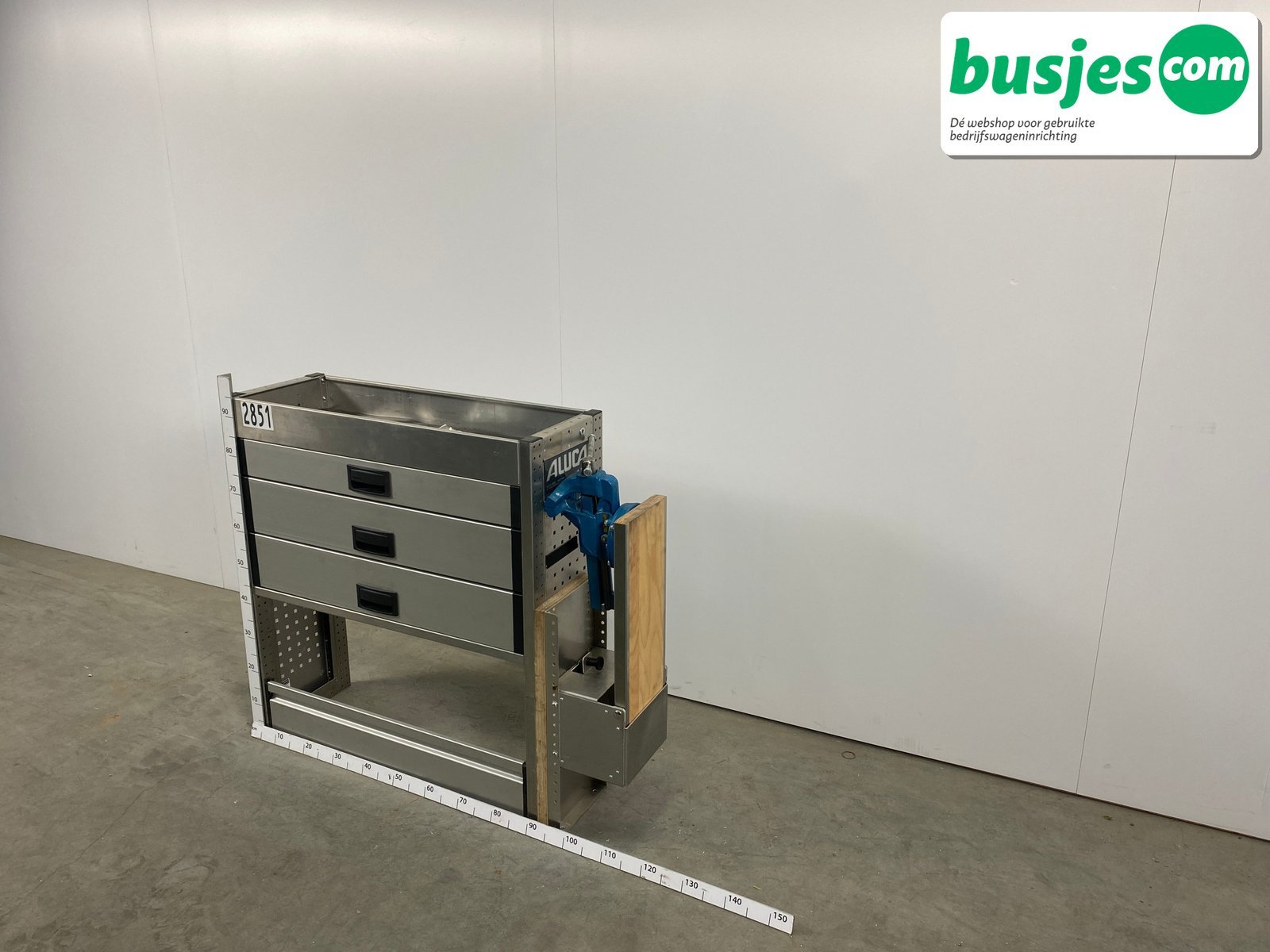 Aluca bedrijfswageninrichting 880x320x945mm (2851) - Afbeelding 3