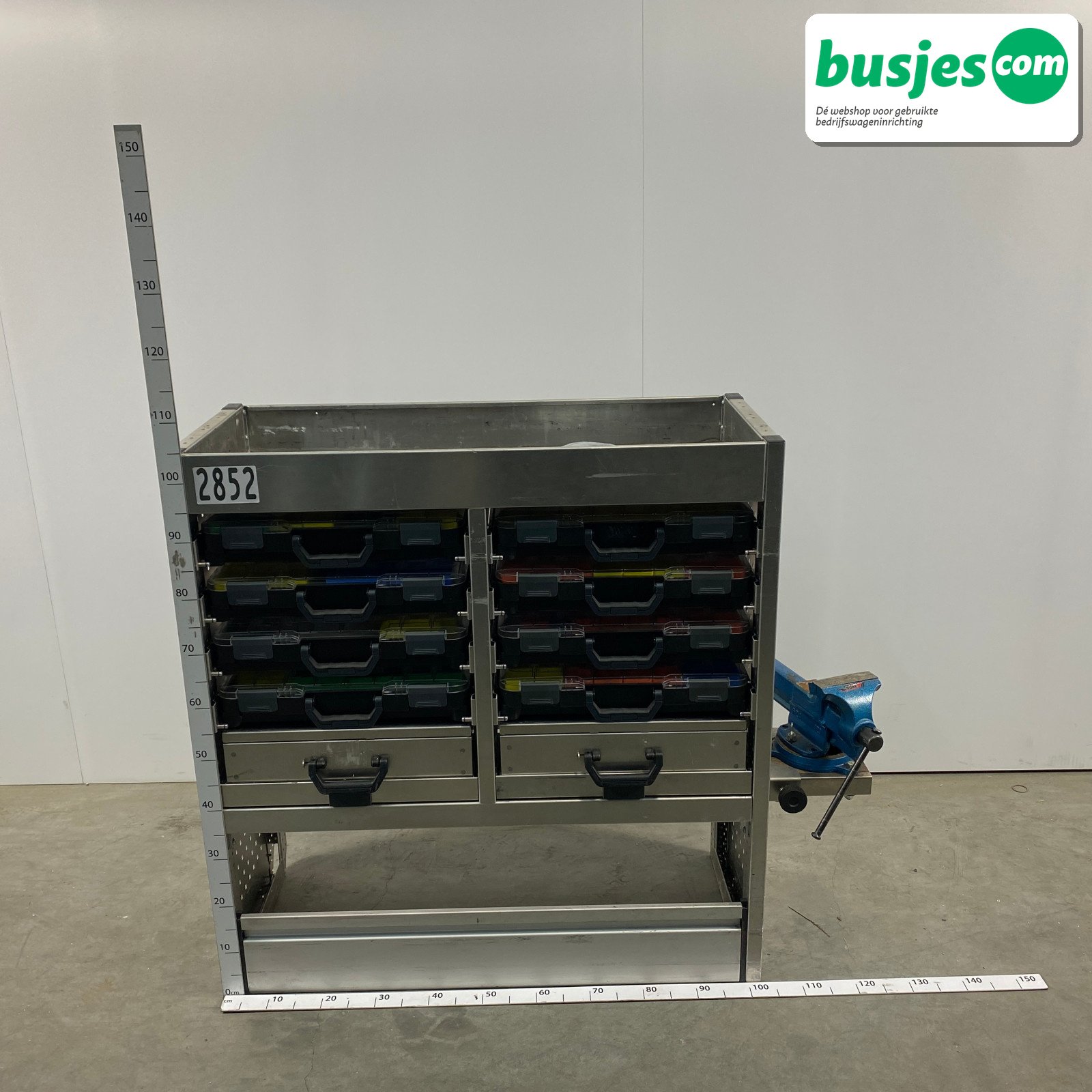 Aluca bedrijfswageninrichting 1010x420x1050mm (2852)