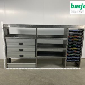 Aluca bedrijfswageninrichting 2520x420x1450mm (2853)