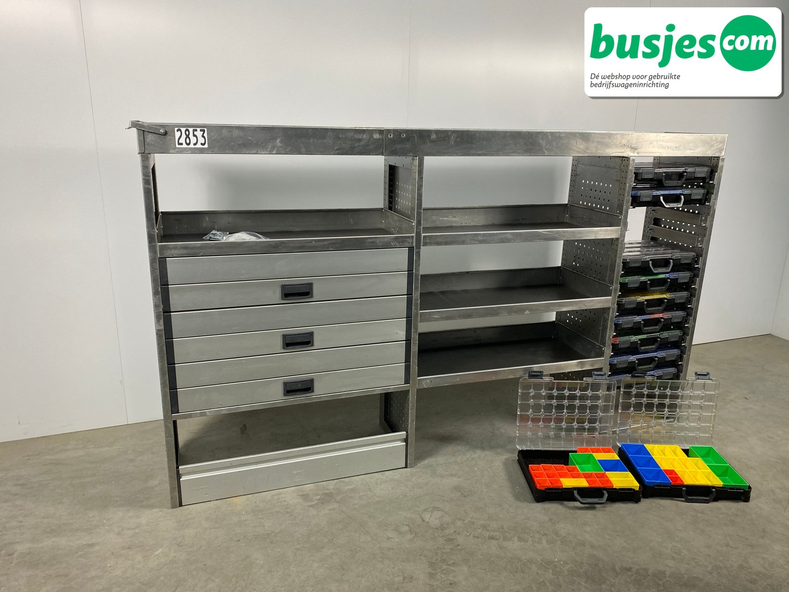 Aluca bedrijfswageninrichting 2520x420x1450mm (2853) - Afbeelding 10