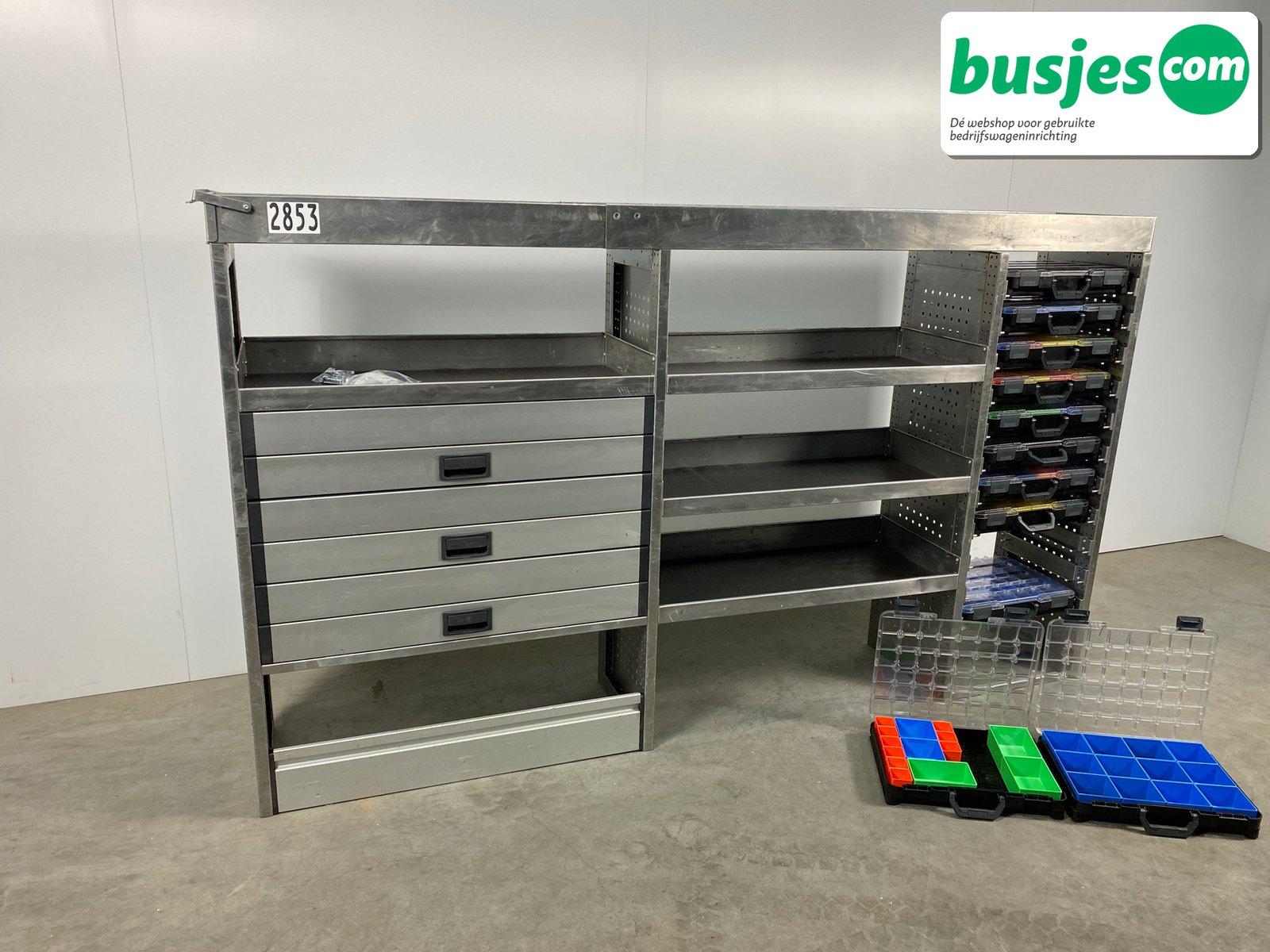 Aluca bedrijfswageninrichting 2520x420x1450mm (2853) - Afbeelding 13