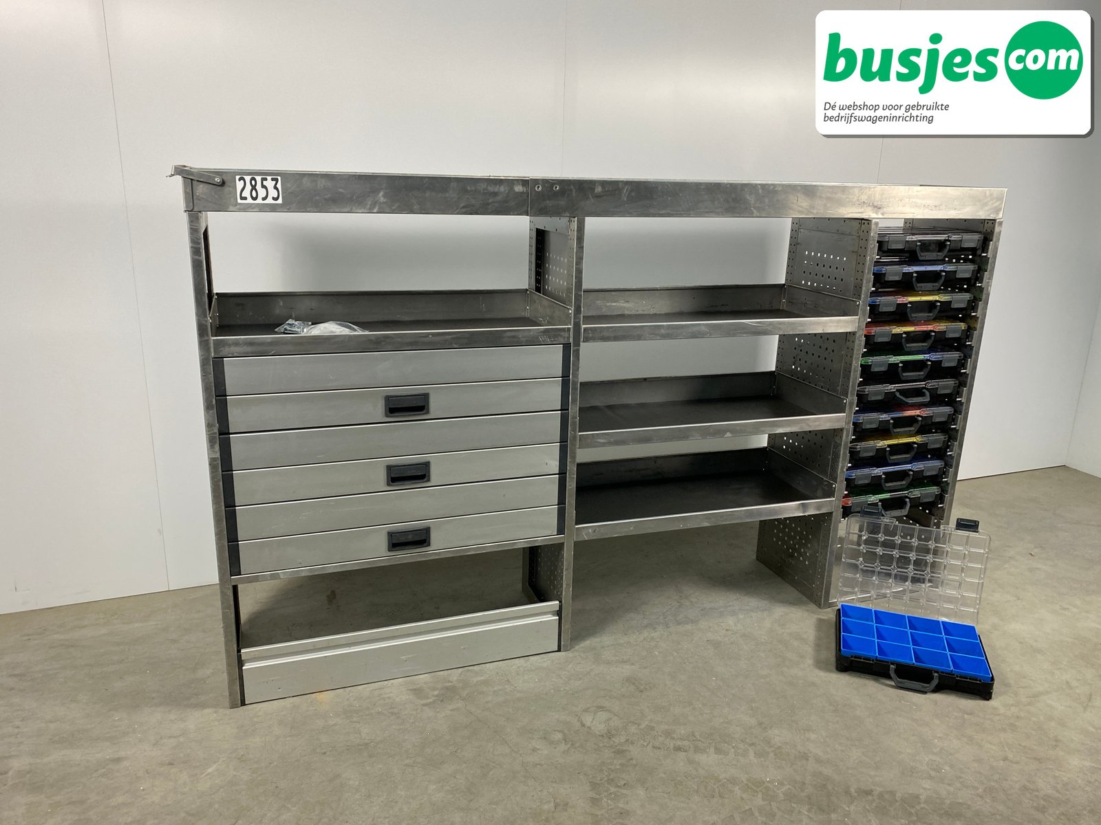 Aluca bedrijfswageninrichting 2520x420x1450mm (2853) - Afbeelding 14