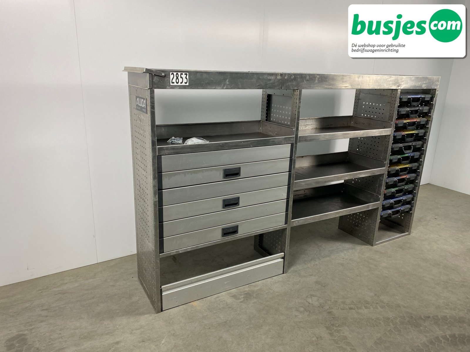 Aluca bedrijfswageninrichting 2520x420x1450mm (2853) - Afbeelding 4