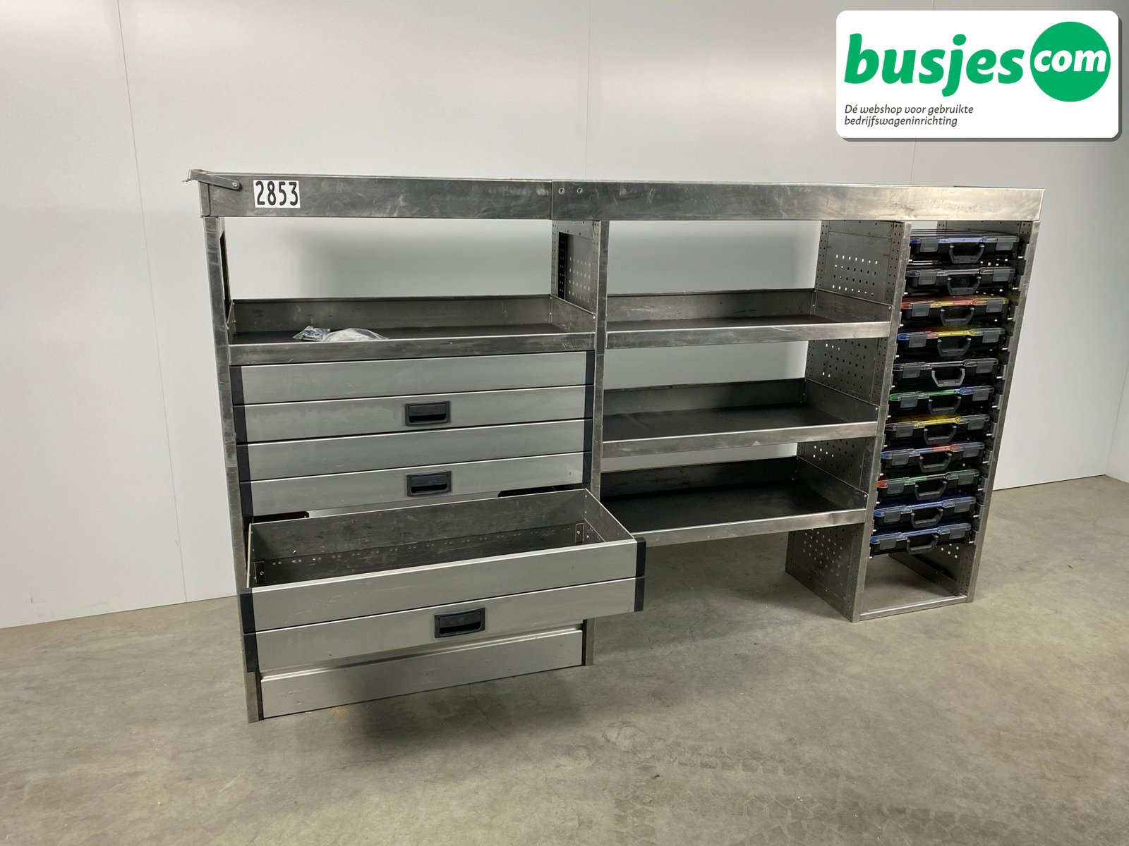 Aluca bedrijfswageninrichting 2520x420x1450mm (2853) - Afbeelding 5