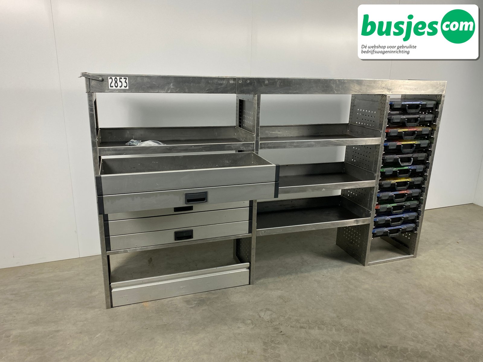 Aluca bedrijfswageninrichting 2520x420x1450mm (2853) - Afbeelding 7