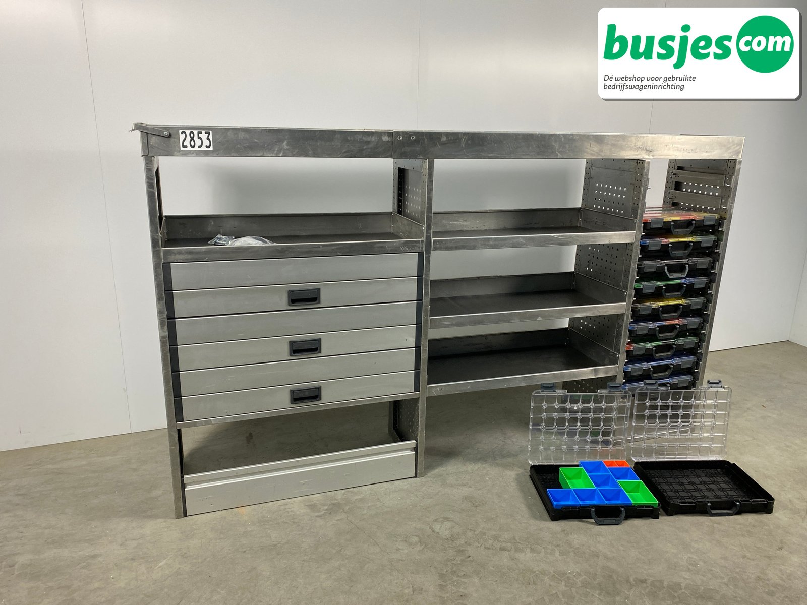 Aluca bedrijfswageninrichting 2520x420x1450mm (2853) - Afbeelding 9